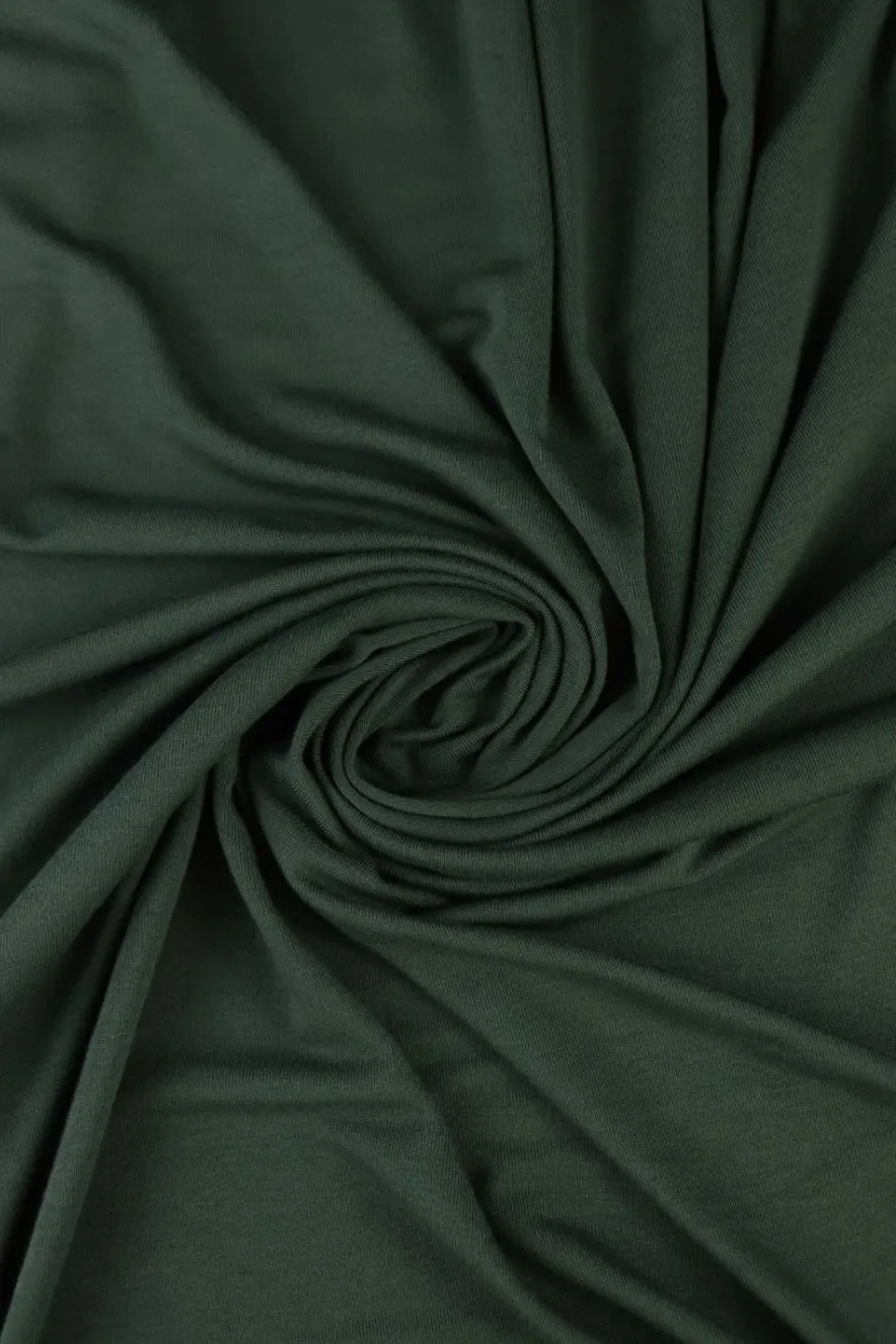 1YD 30IN REMNANT; Taiga (Olive) Bamboo Spandex