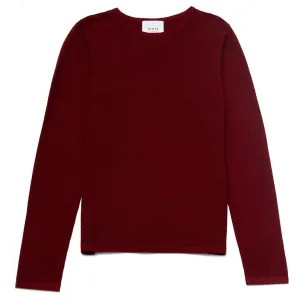 Alaric Textured Crew Neck Jumper
