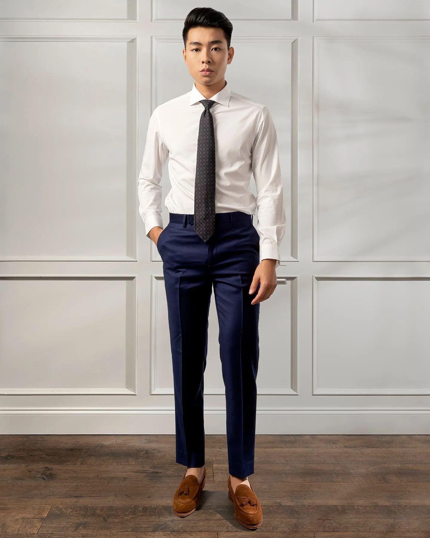 Angelo Bamboo White Shirt