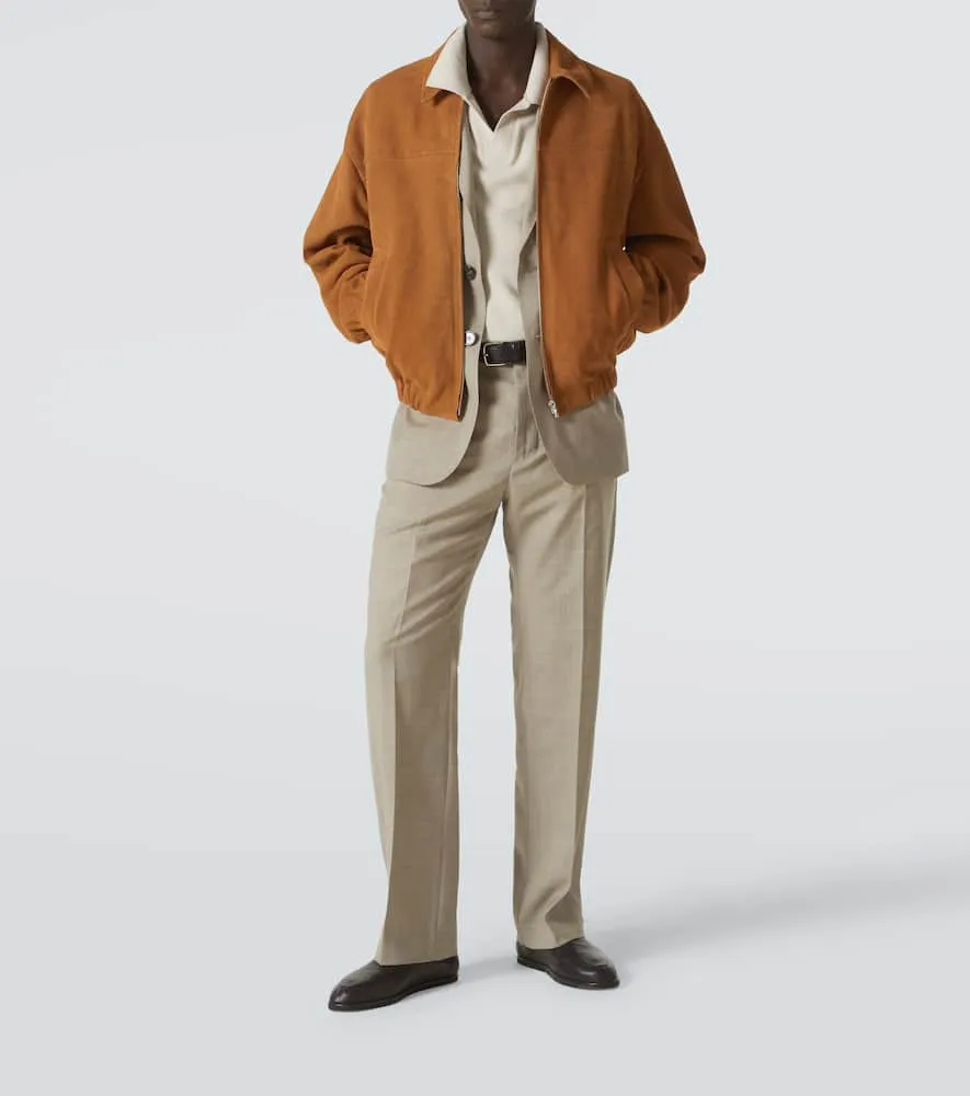 Auralee Suede blouson