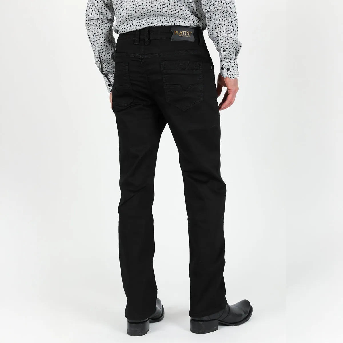 Black Label Relaxed Fit Stretch Pants