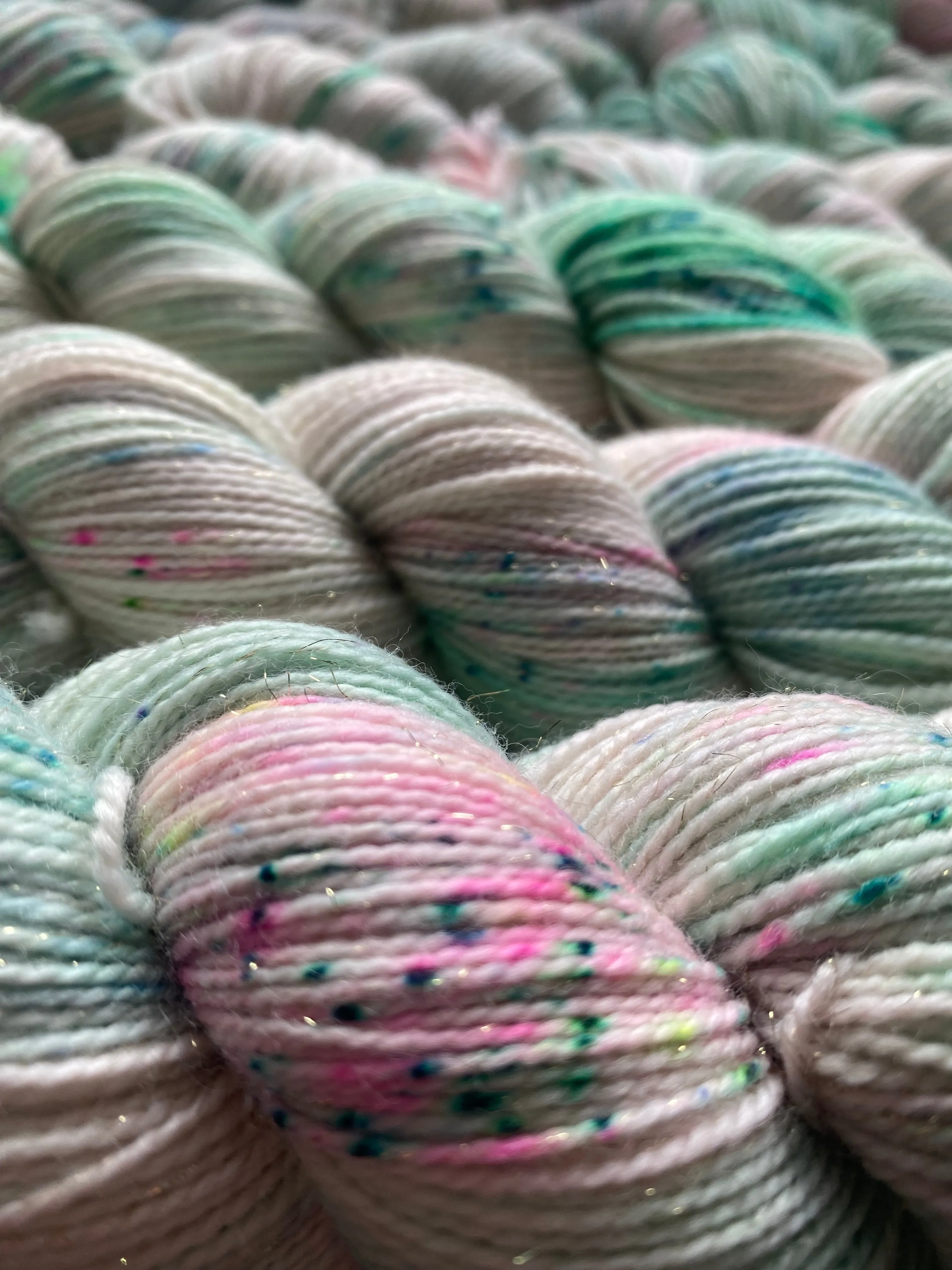 Blakeney Point  - Hand dyed - lace weight yarn - 50g/420m - kid mohair - silk
