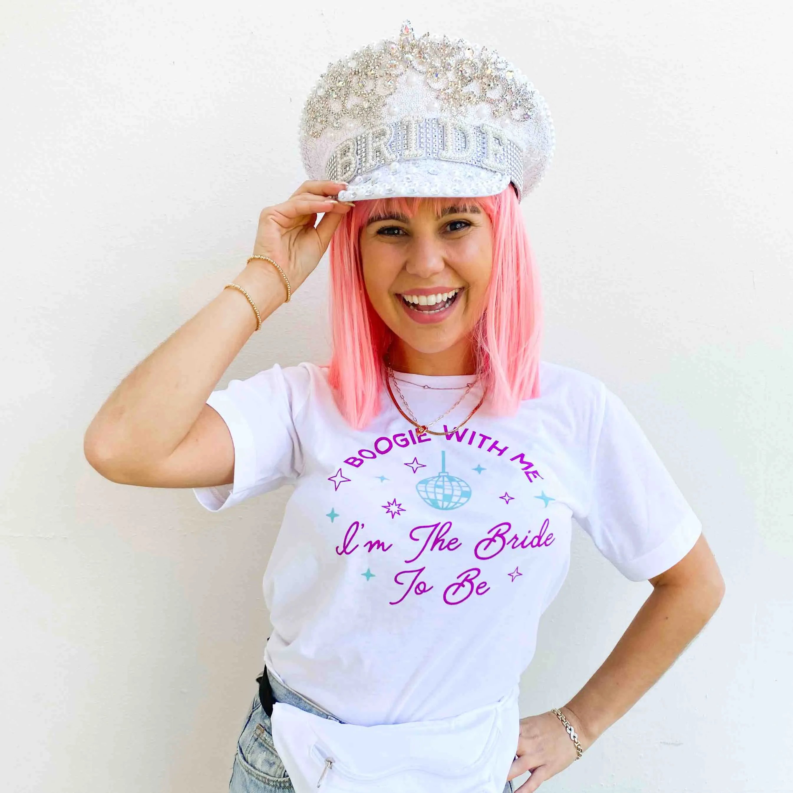 Boogie With Me, I'm The Bride To Be - Disco Tees