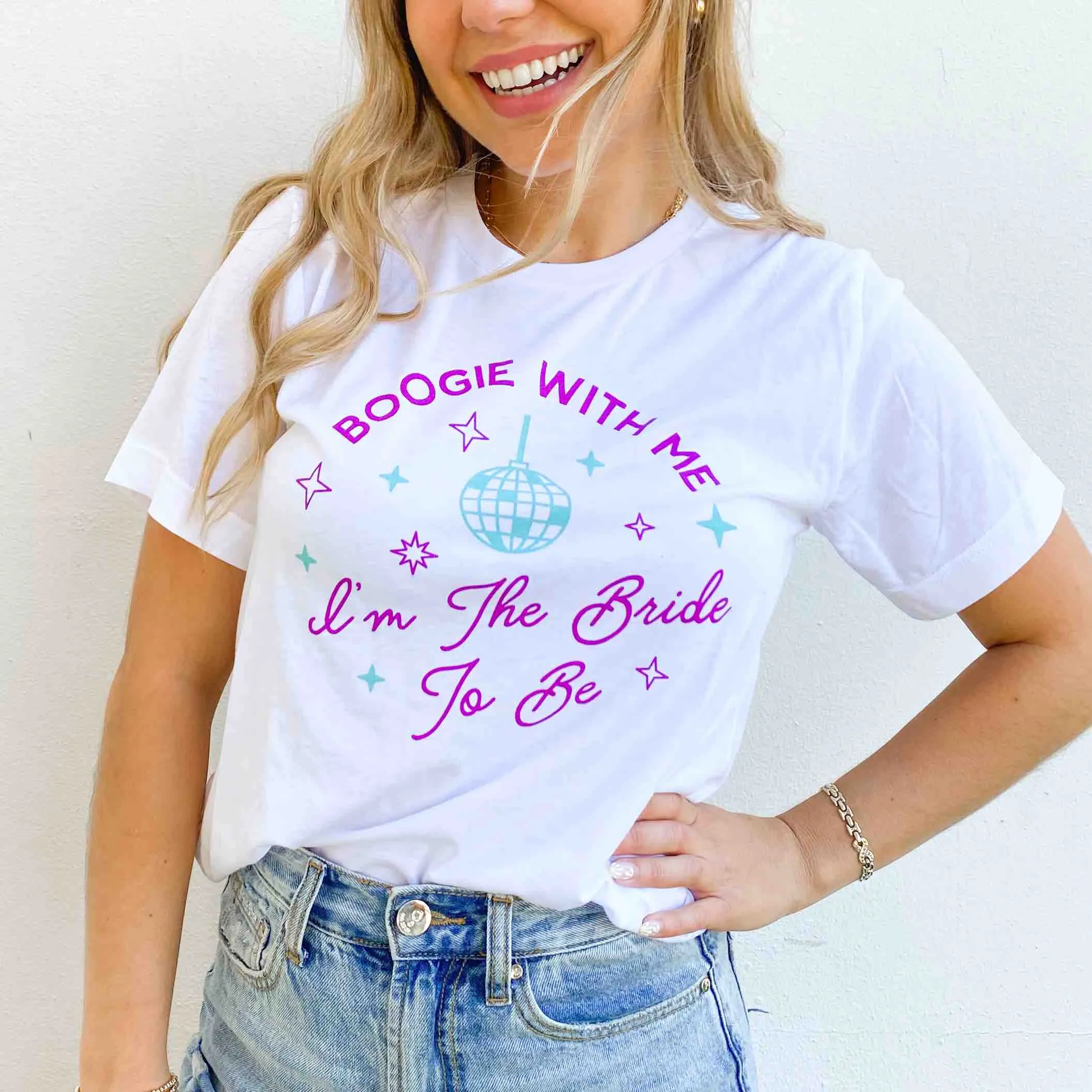 Boogie With Me, I'm The Bride To Be - Disco Tees