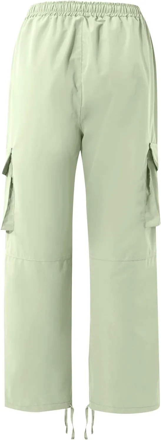 Cargo Pants for Men Lightweight Elastic Waist Joggers Casual Athletic Hiking Pants Multi Pockets 2025 Tactical Pants