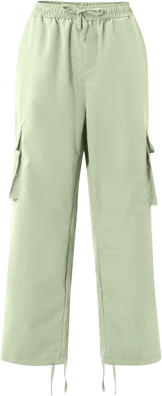 Cargo Pants for Men Lightweight Elastic Waist Joggers Casual Athletic Hiking Pants Multi Pockets 2025 Tactical Pants