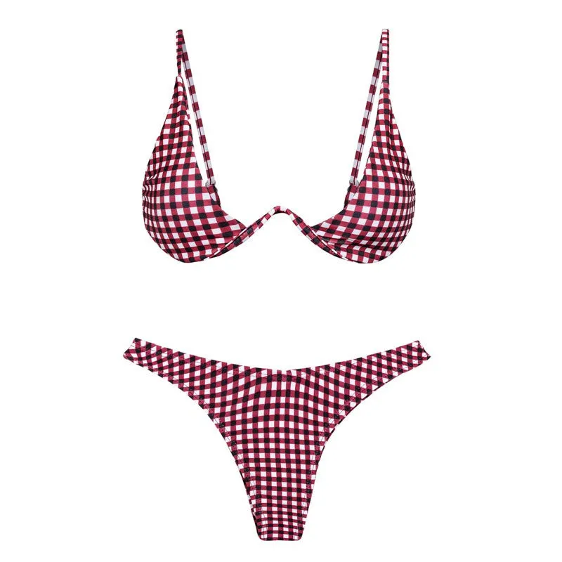 Checkered Suit Two-Piece Suits