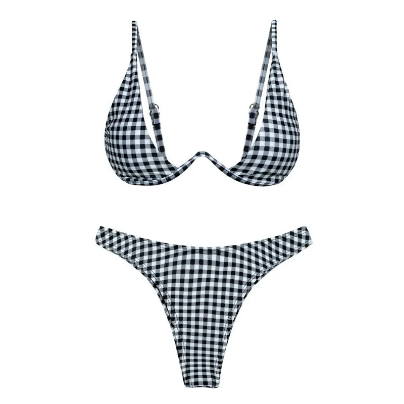 Checkered Suit Two-Piece Suits