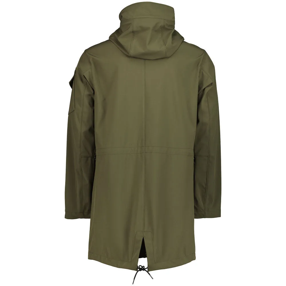 C.P. Soft Shell Long Hooded Parka
