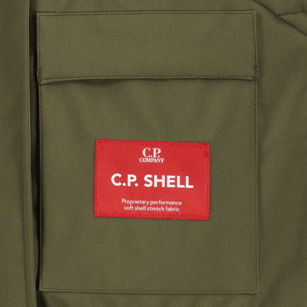 C.P. Soft Shell Long Hooded Parka
