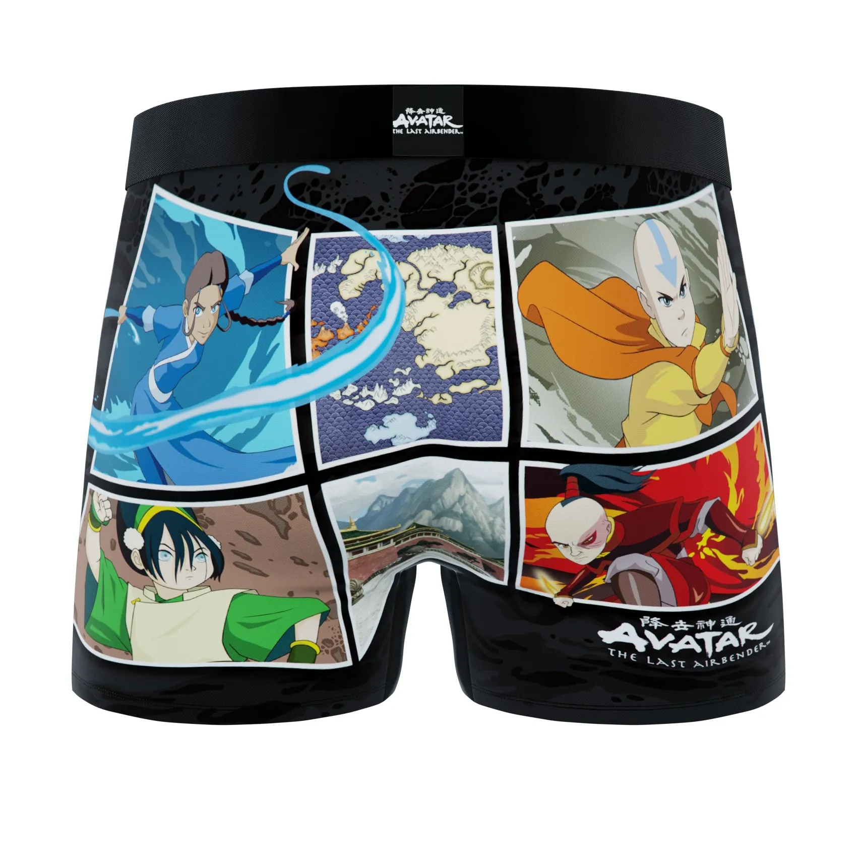 CRAZYBOXER Avatar Element Boxer Briefs (2 Pack)