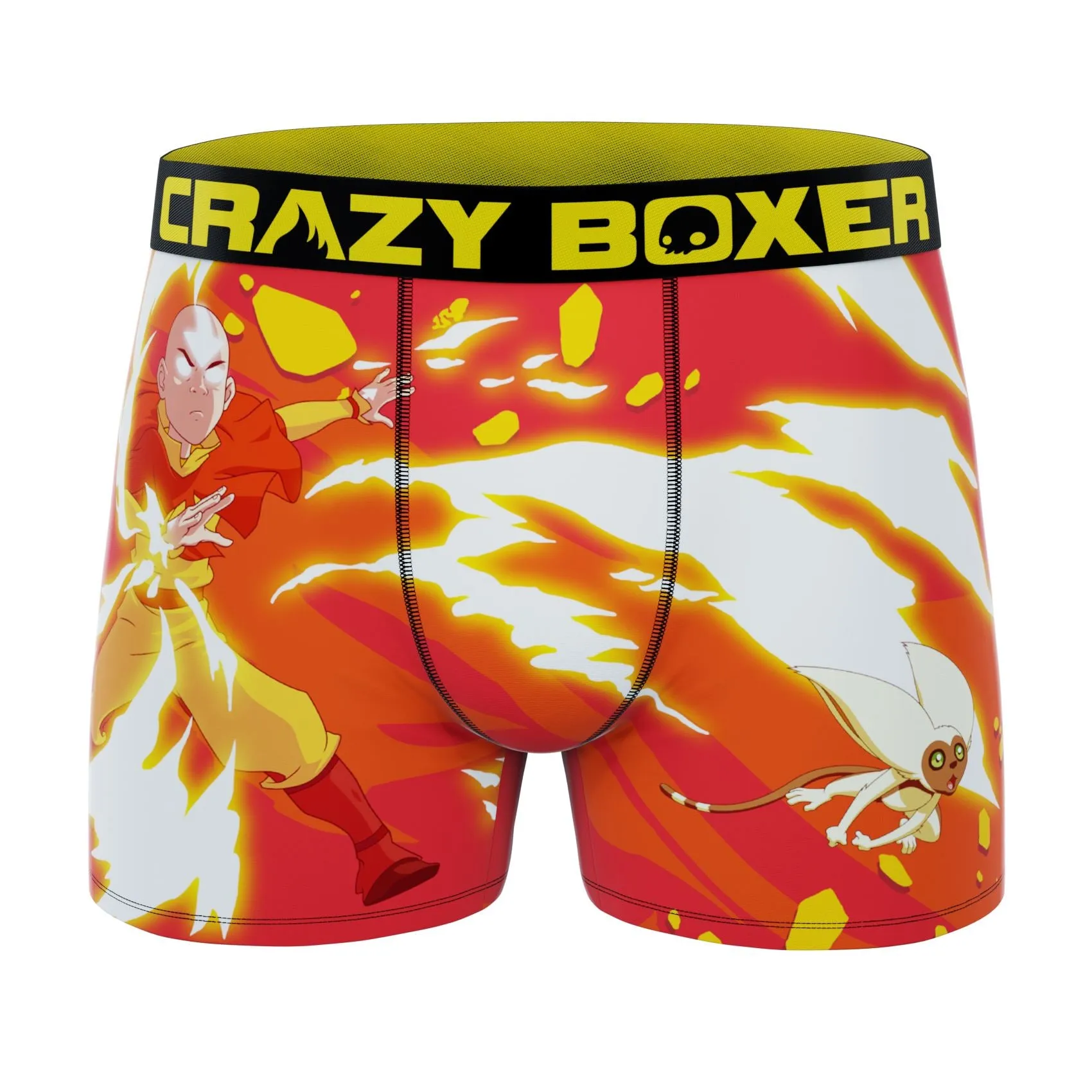 CRAZYBOXER Avatar Fire Men's Boxer Briefs (3 Pack)