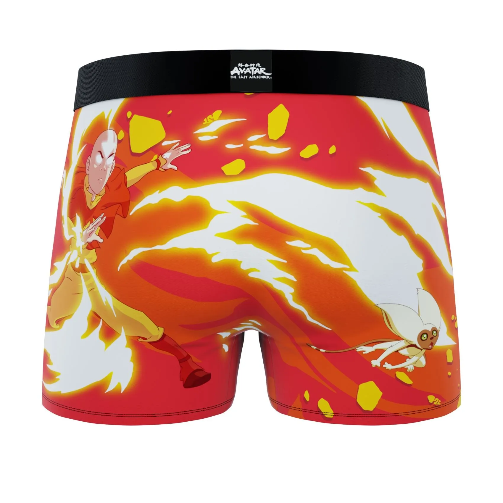 CRAZYBOXER Avatar Fire Men's Boxer Briefs (3 Pack)