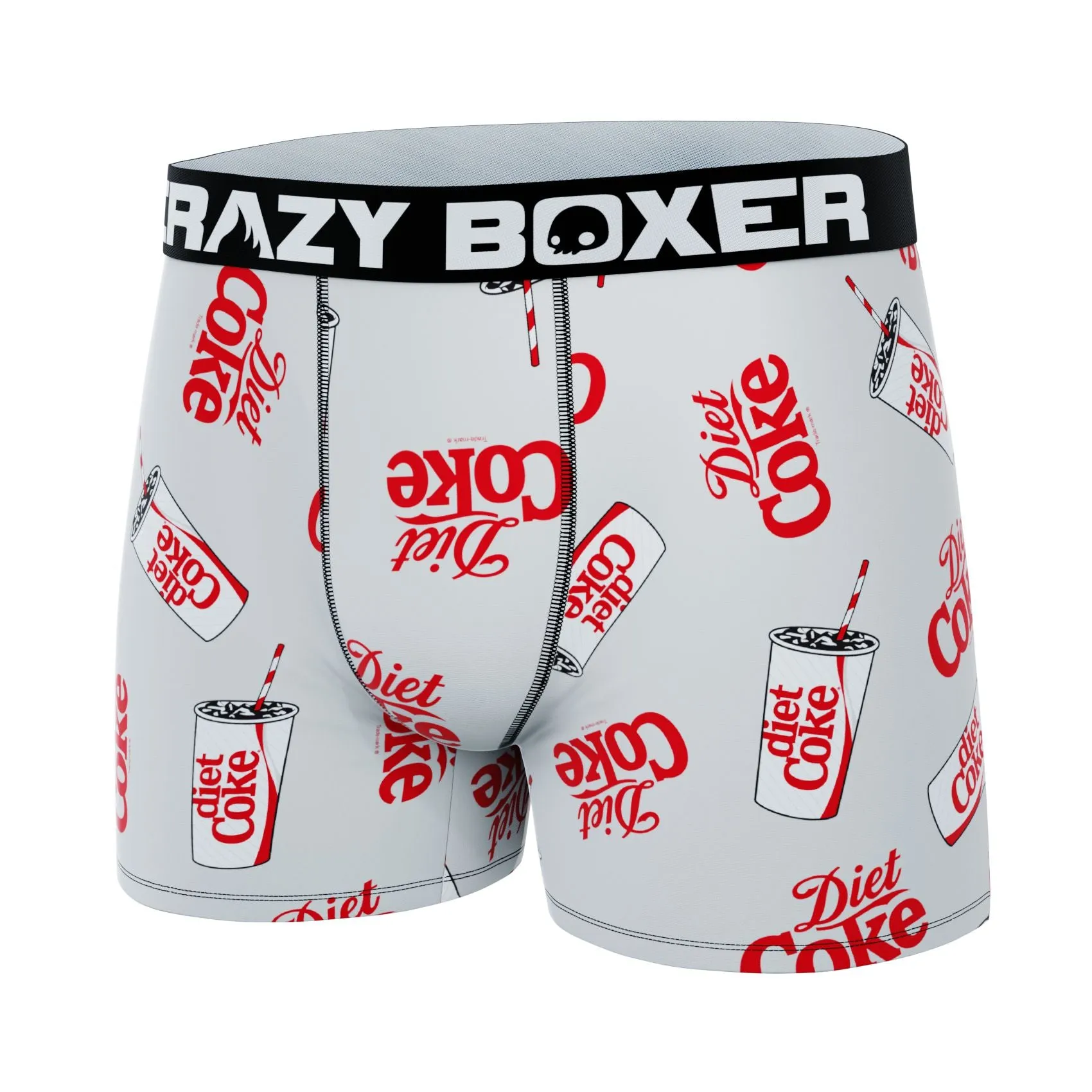 CRAZYBOXER Coca-Cola Diet Coke Men's Boxer Briefs (Creative Packaging)