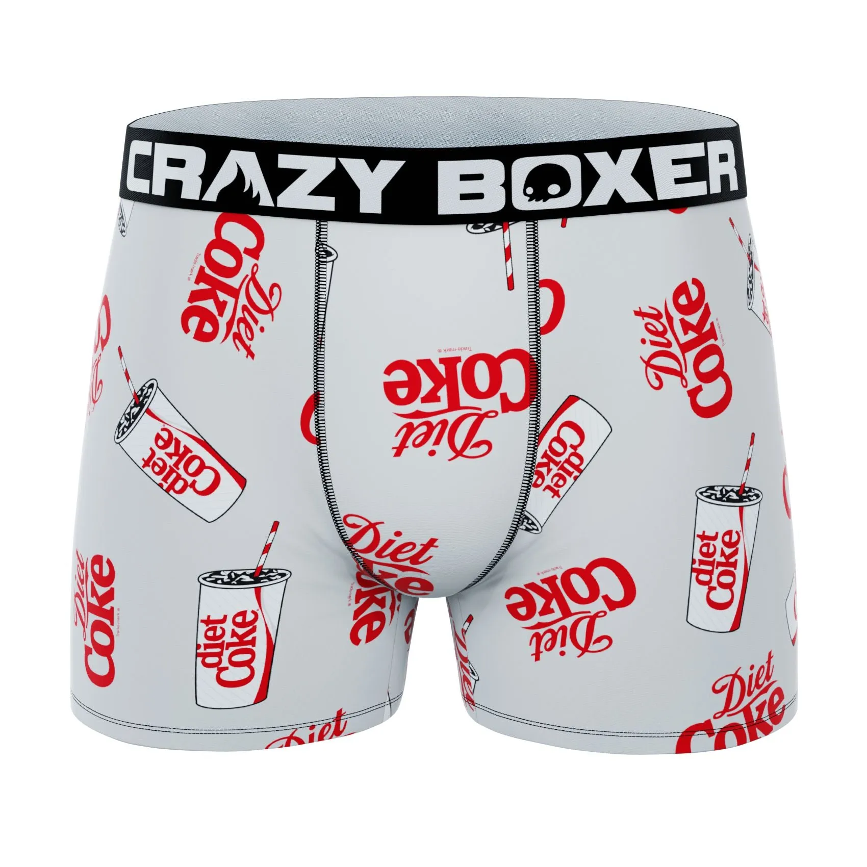 CRAZYBOXER Coca-Cola Diet Coke Men's Boxer Briefs (Creative Packaging)