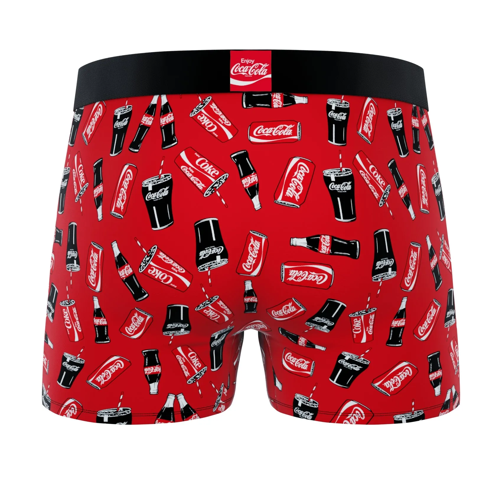 CRAZYBOXER Coca Cola Men's Boxer Briefs (2 Pack)