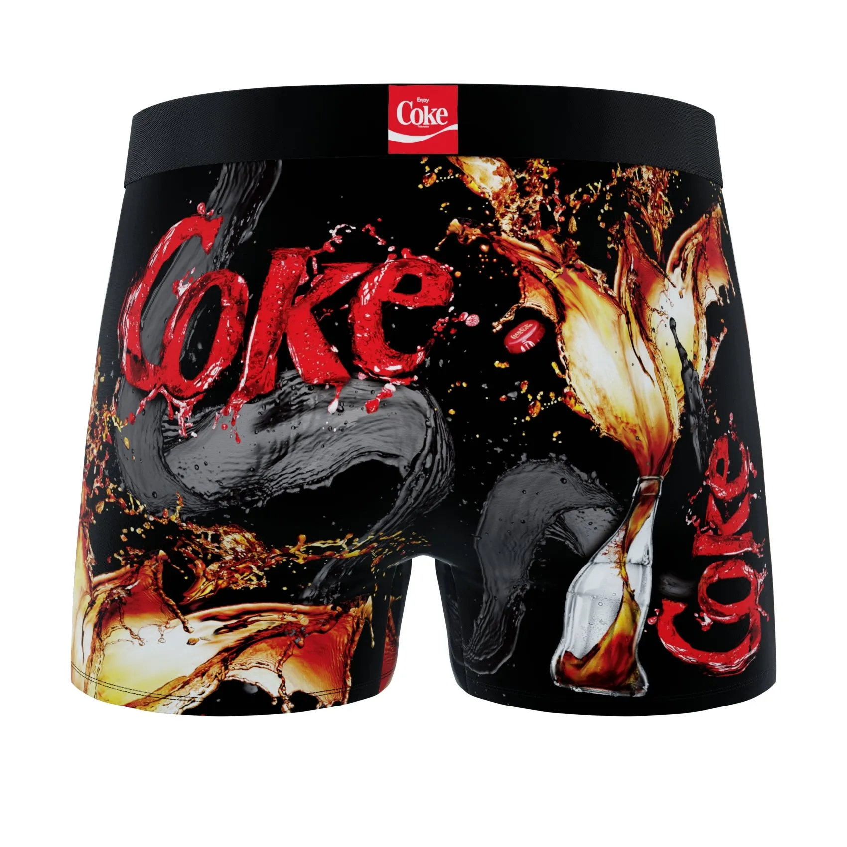 CRAZYBOXER Coca Cola Men's Boxer Briefs (2 Pack)