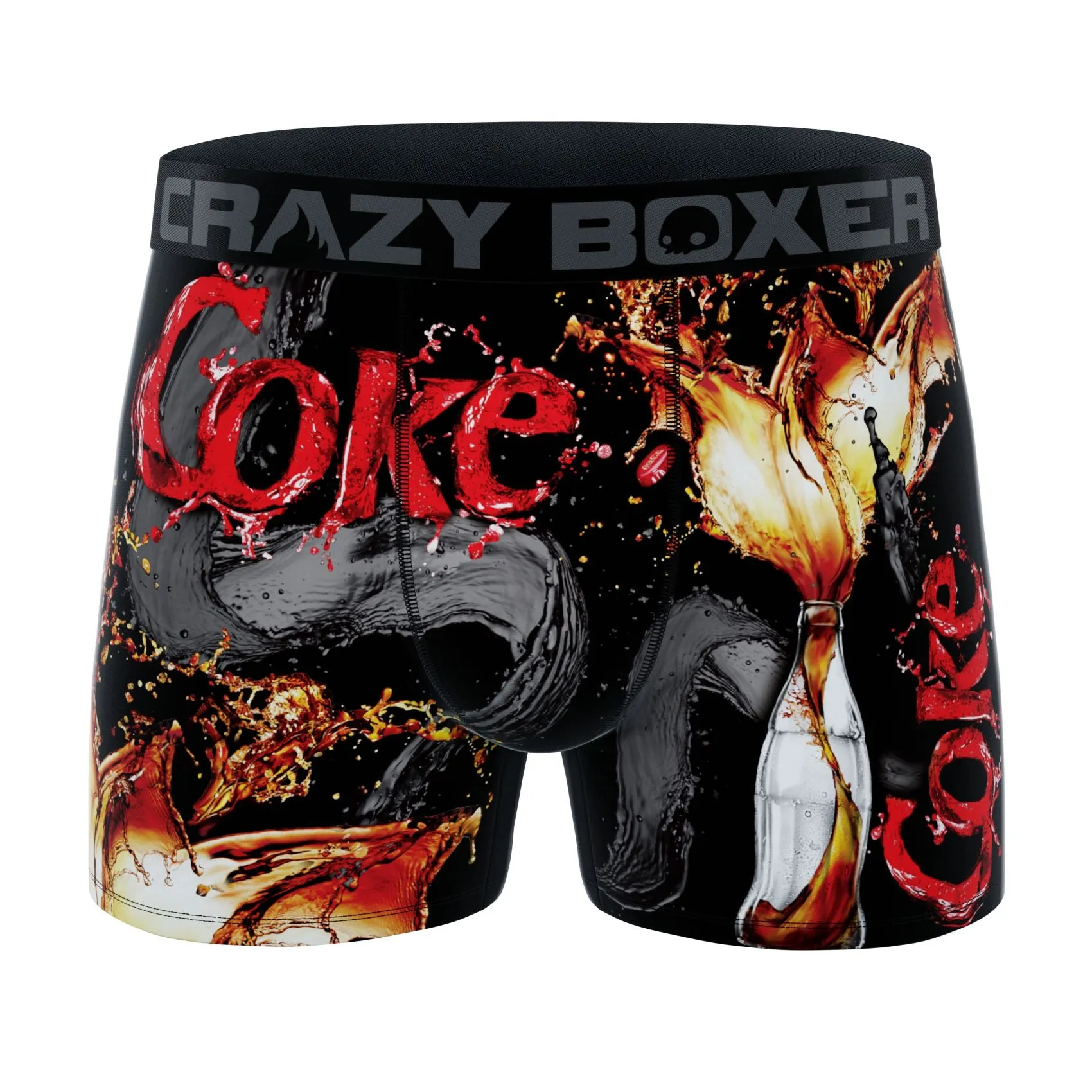 CRAZYBOXER Coca Cola Men's Boxer Briefs (2 Pack)