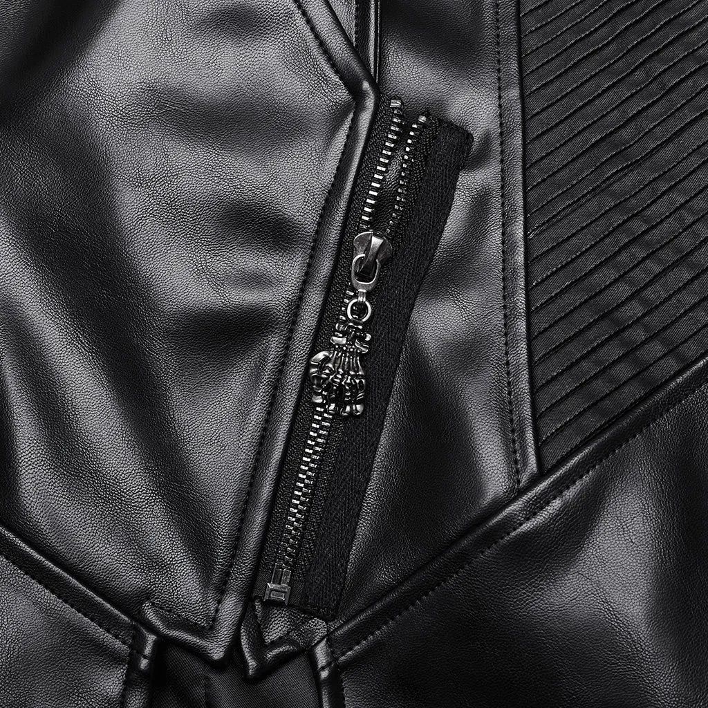 Crescendo PU Trench Coat