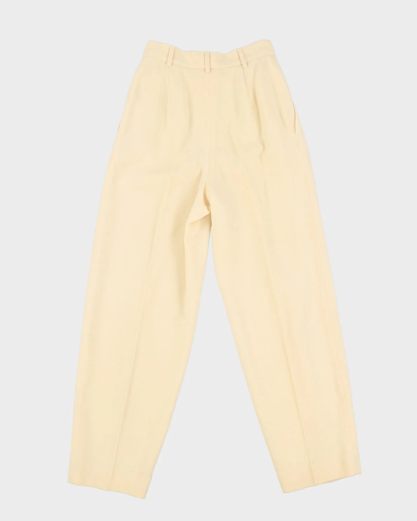 Giorgio Armani Le Collezioni Cream Trousers - W24 L28