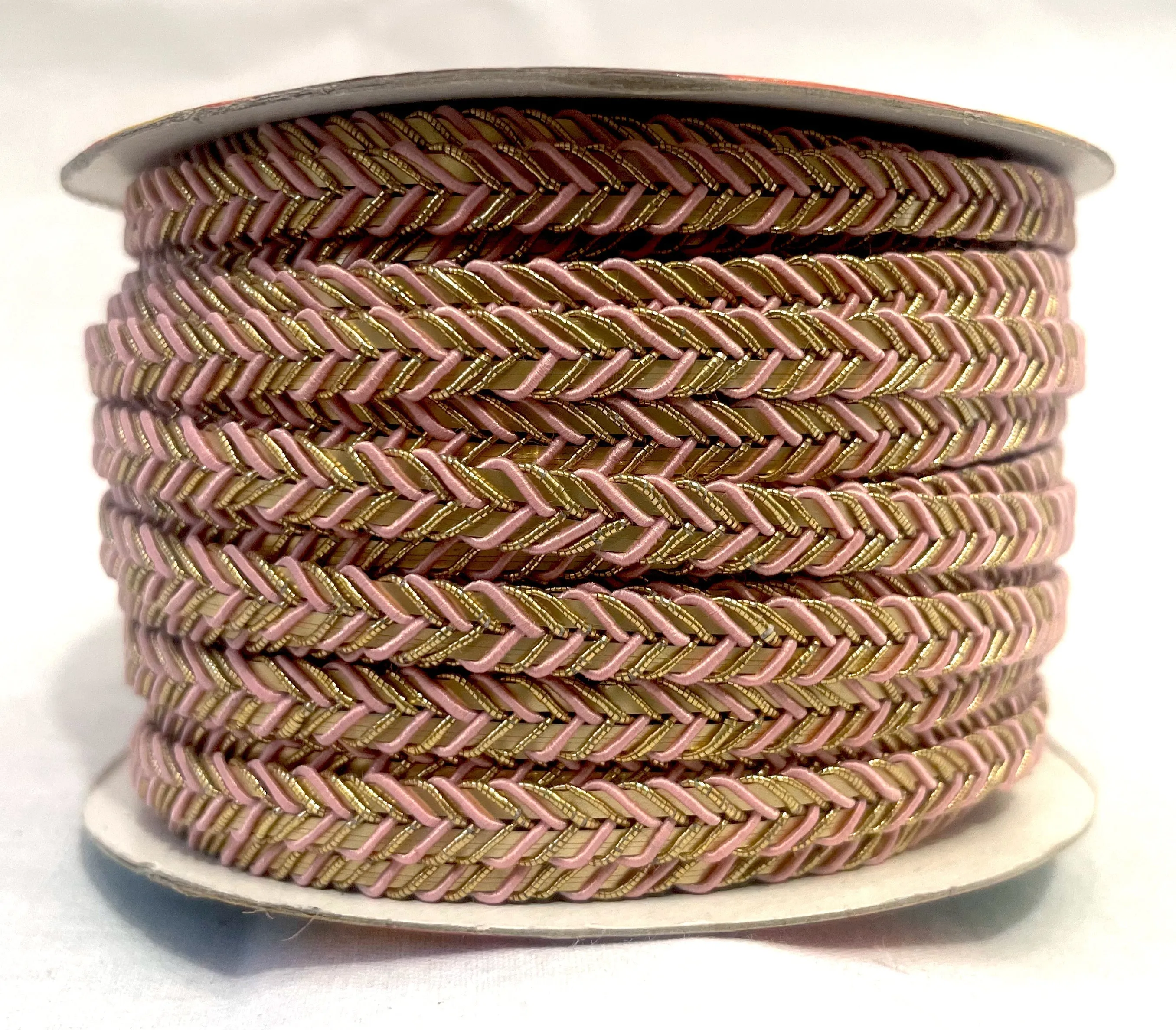 Golden Braid Border, Cyan And Golden,  Laces for Dress, Home Décor, Shoe, Bags, Hats, DIY, Handmade, 0.2 inch Broad
