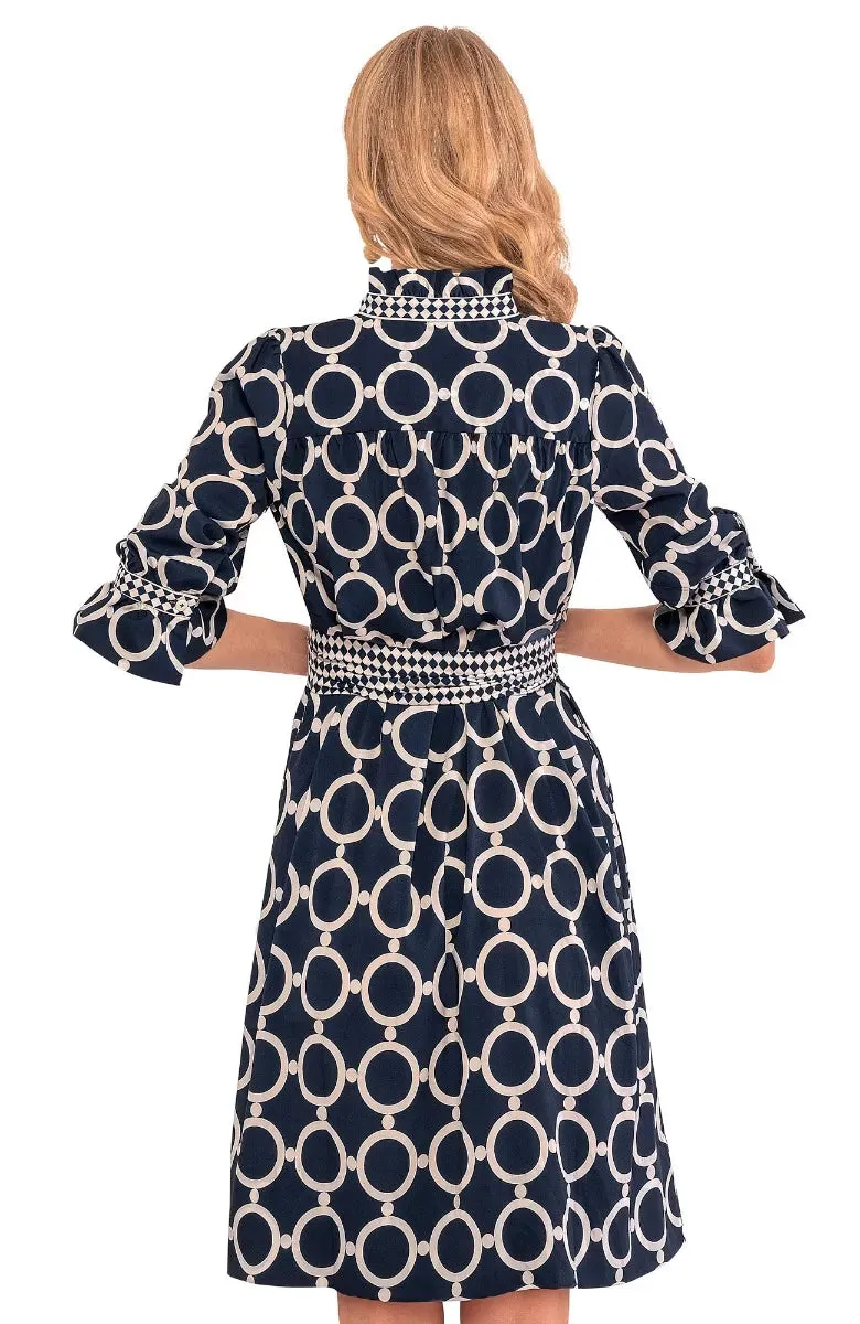 Gretchen Scott | Outta Sight Tunic Dress | Women's | Navy Dip & Dot