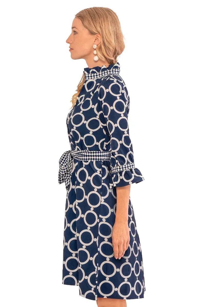 Gretchen Scott | Outta Sight Tunic Dress | Women's | Navy Dip & Dot