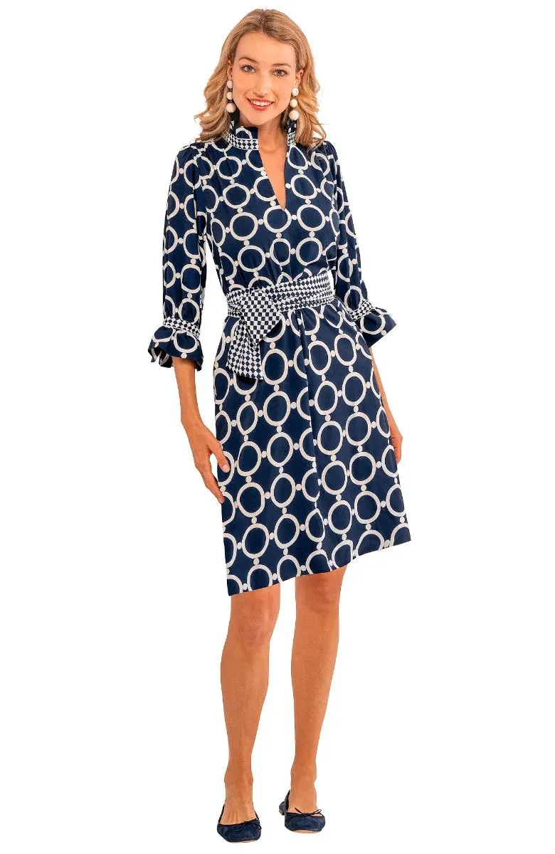 Gretchen Scott | Outta Sight Tunic Dress | Women's | Navy Dip & Dot