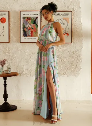 Halter A-line Margaret Formal Dresses Dresses