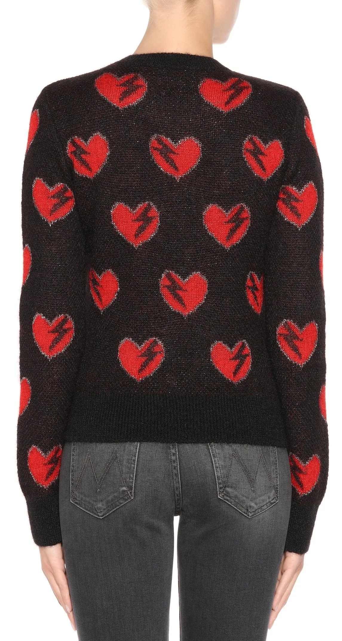 Heart Cashmere Wool Sweater