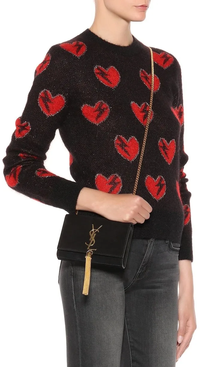 Heart Cashmere Wool Sweater