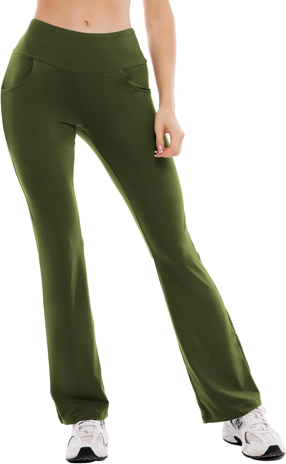 Ipletix Flare Leggings for Women-Bootcut Yoga Pants for Women High Waisted Flared Leggings Dress Pants