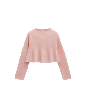 LOEWE MOHAIR SWEATER LIGHT PINK