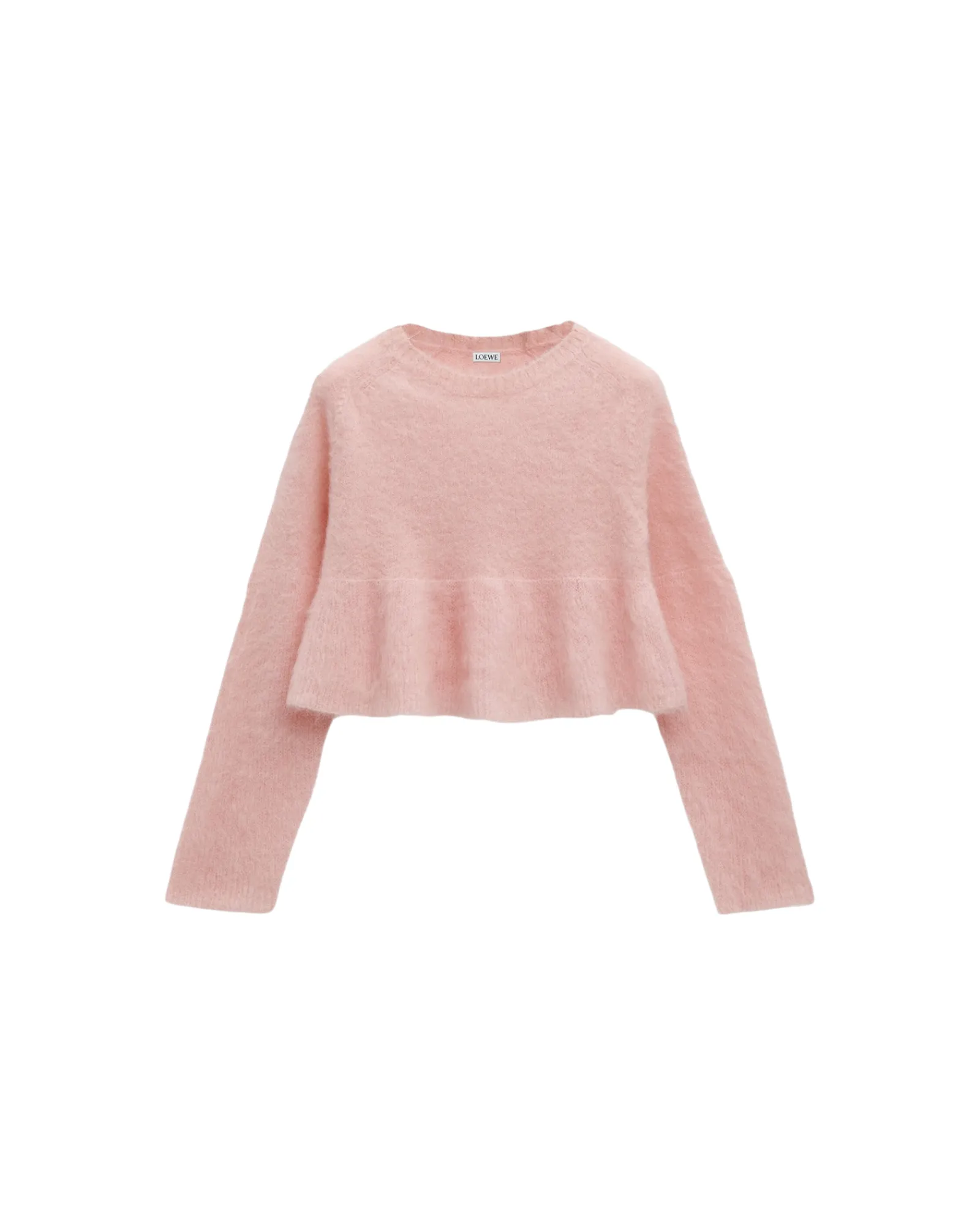 LOEWE MOHAIR SWEATER LIGHT PINK