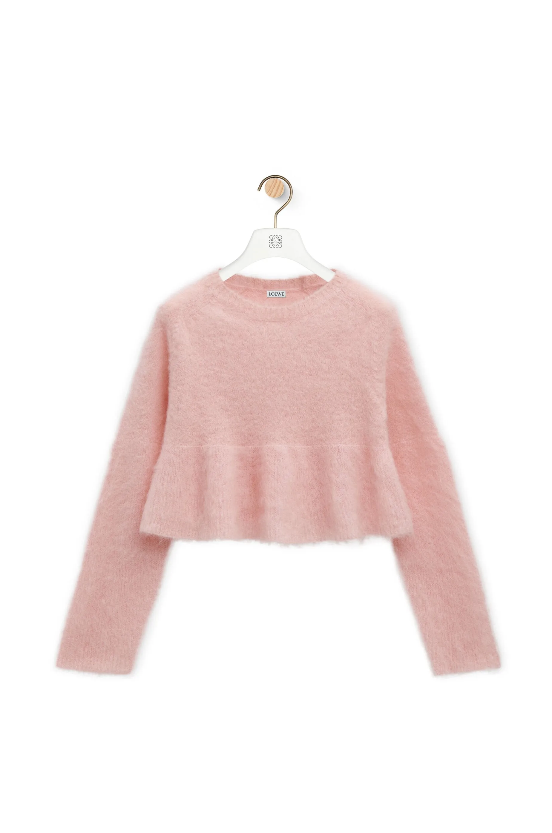LOEWE MOHAIR SWEATER LIGHT PINK