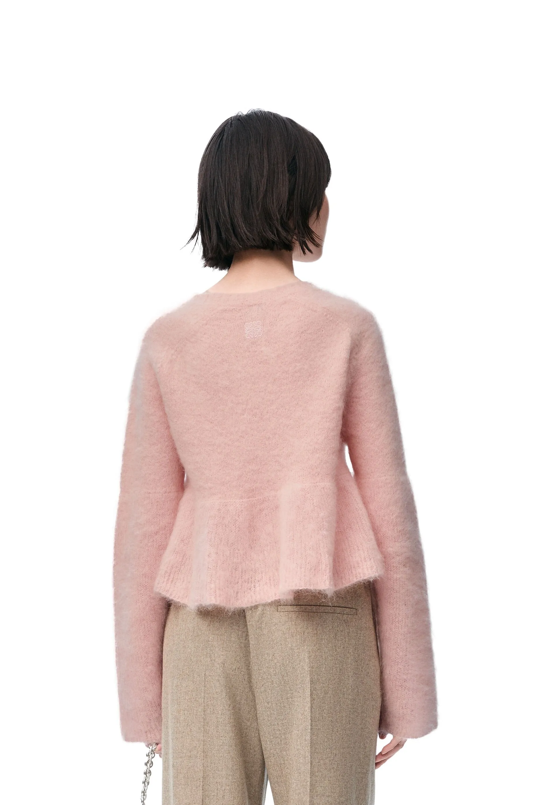 LOEWE MOHAIR SWEATER LIGHT PINK