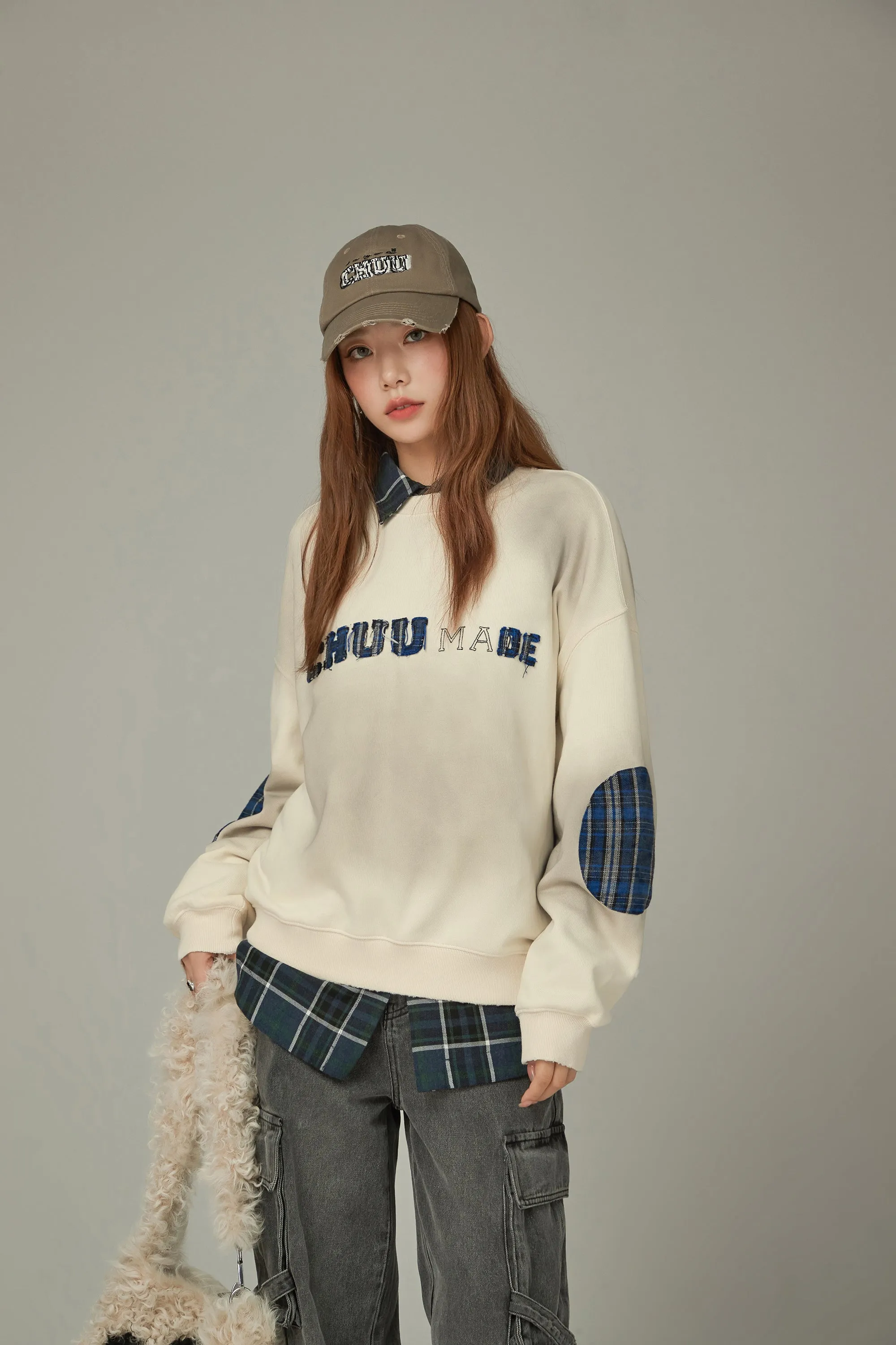 Logo Printed Lettering Sweatshirt
