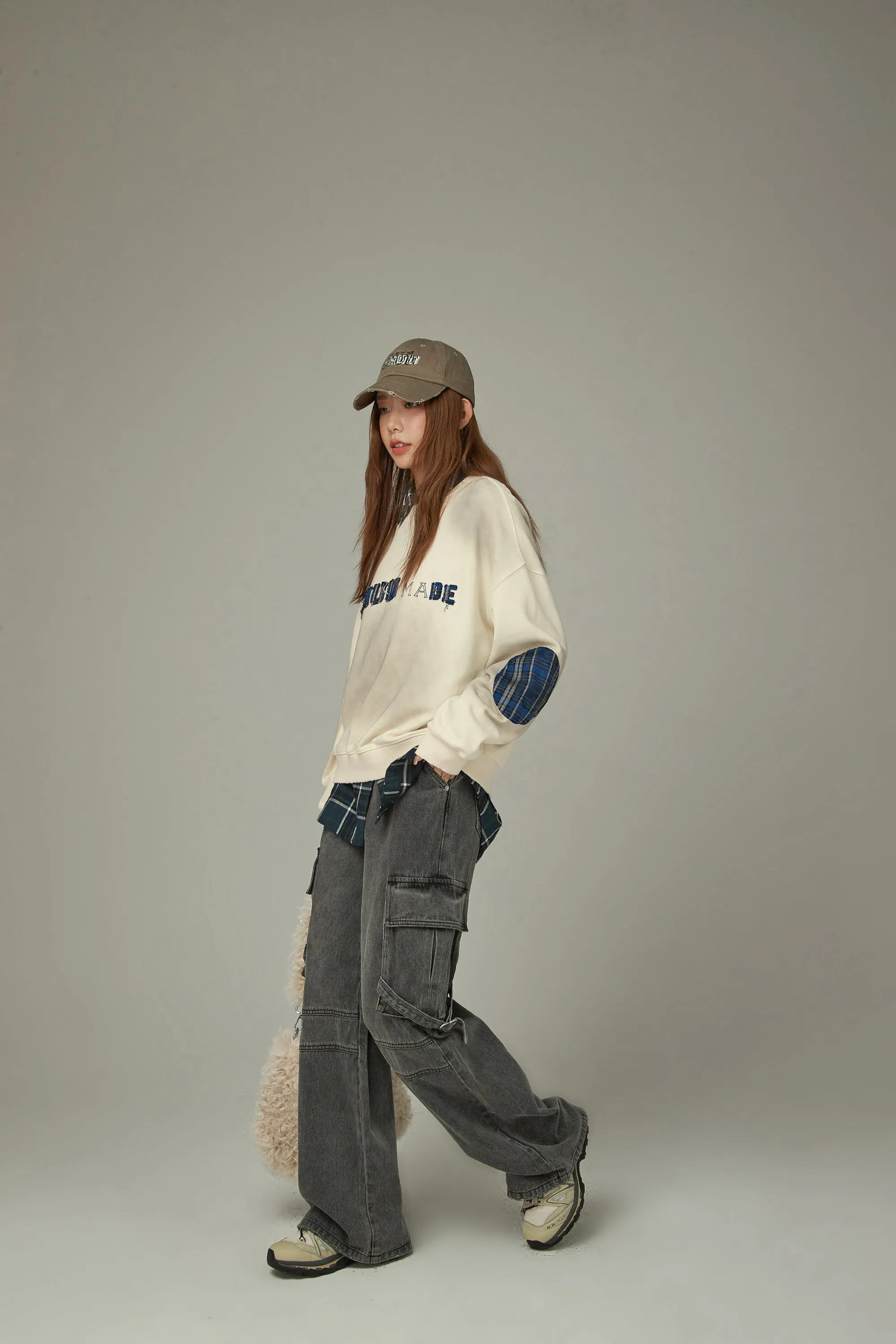 Logo Printed Lettering Sweatshirt