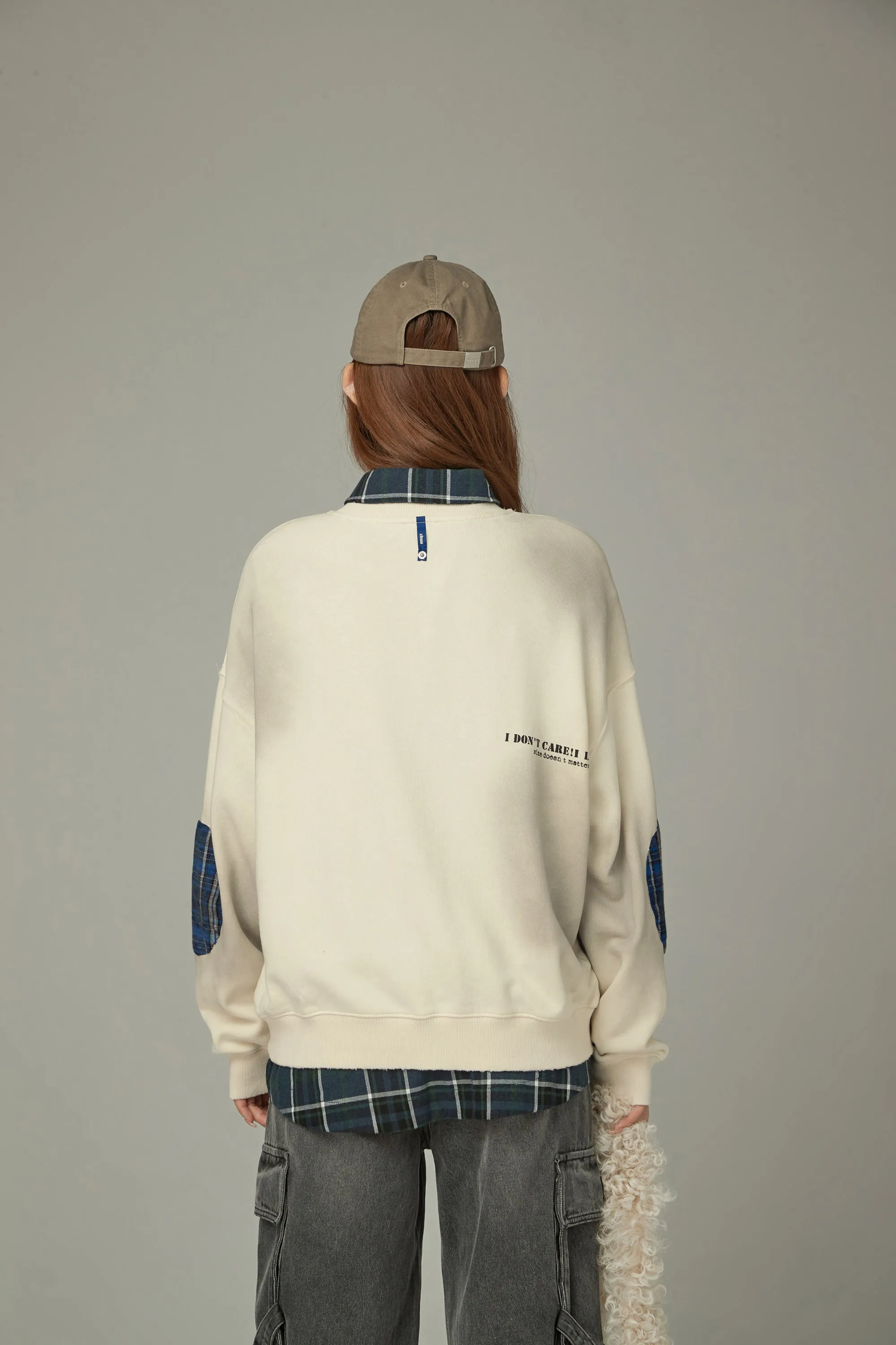 Logo Printed Lettering Sweatshirt