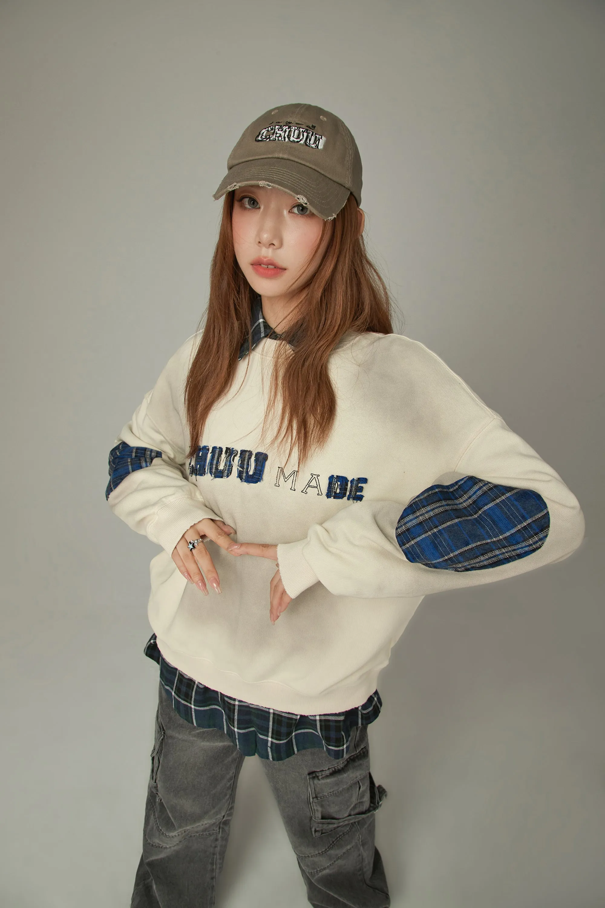 Logo Printed Lettering Sweatshirt