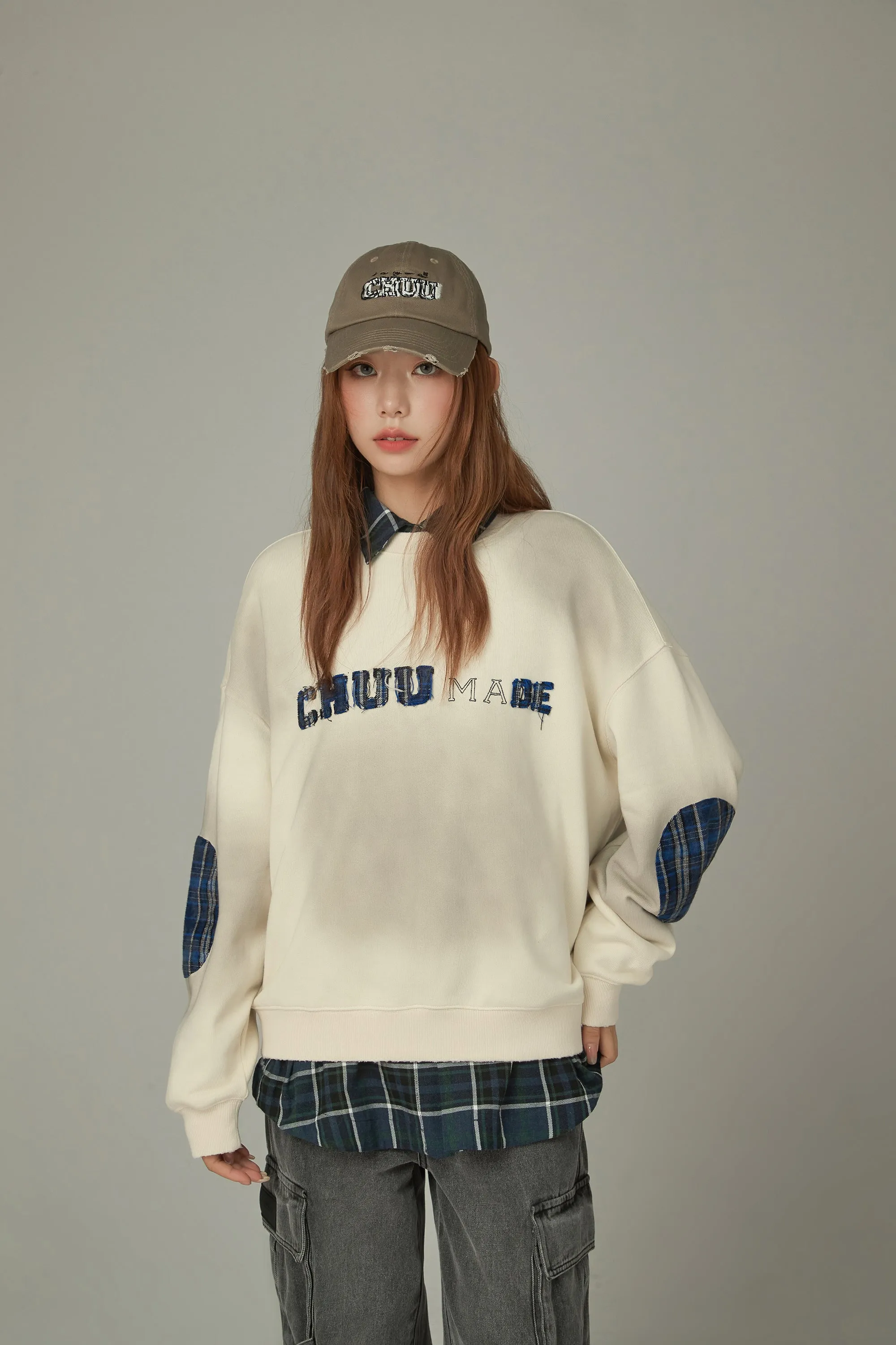 Logo Printed Lettering Sweatshirt