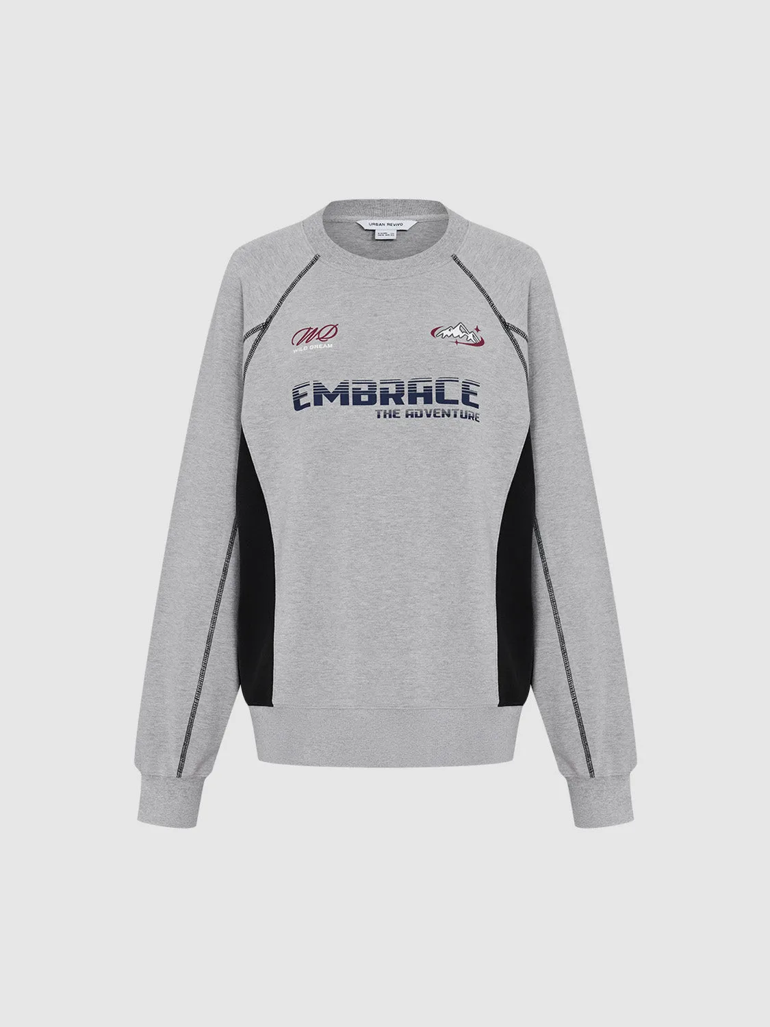 Loose Printed Sweatshirts