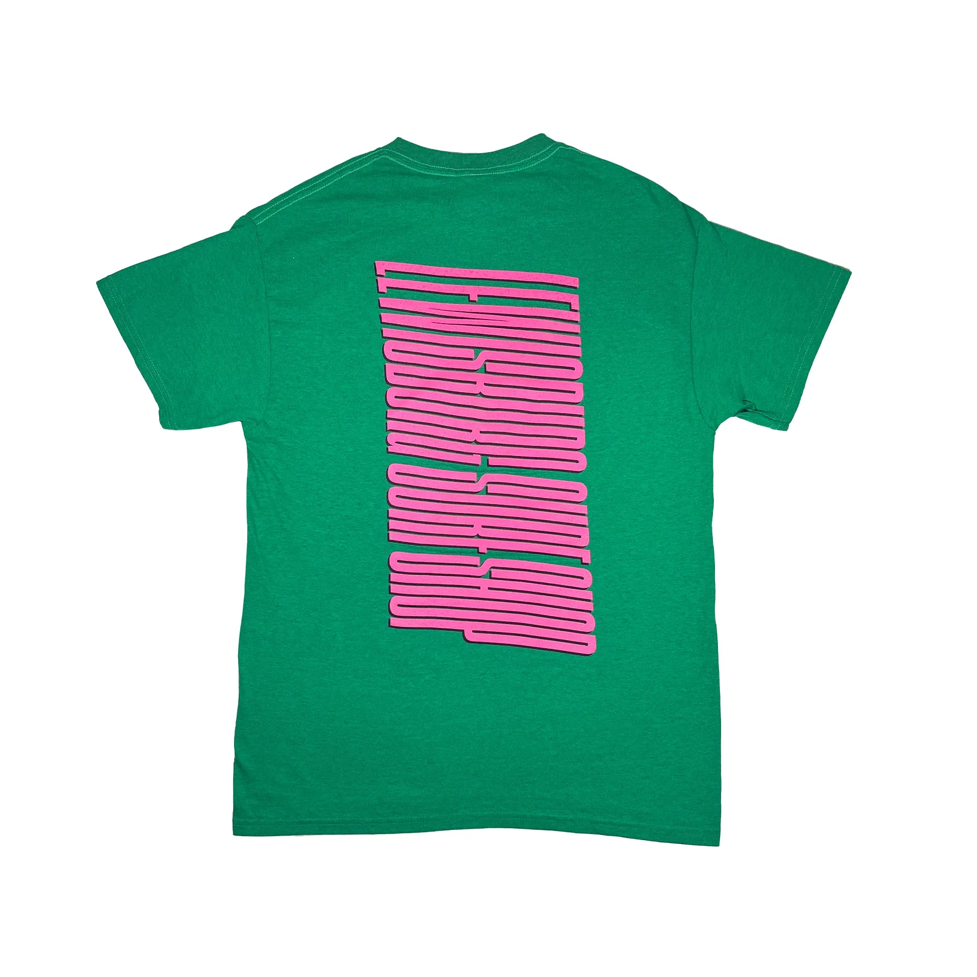 LSS Green and Pink Slant T-Shirt