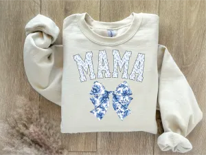Mama - Blue Bow