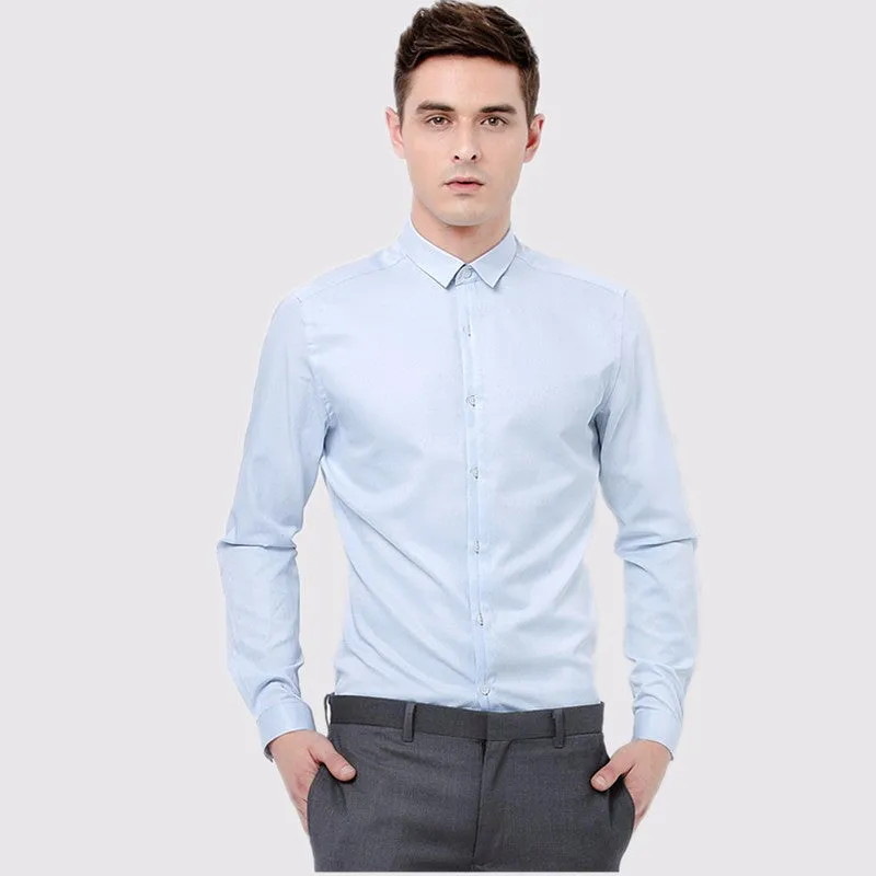 Men suits shirt blue fashion handsome