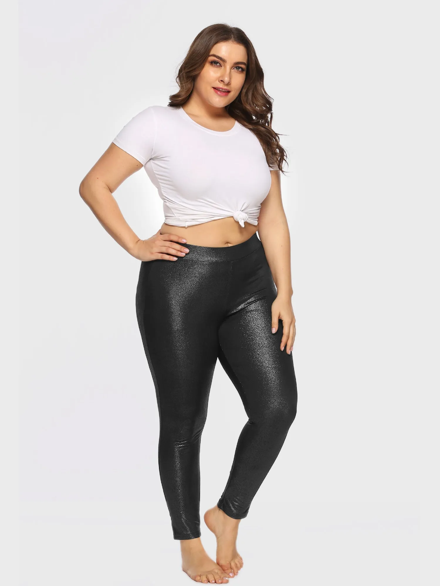 Midsize Stretch Sports Casual Leggings