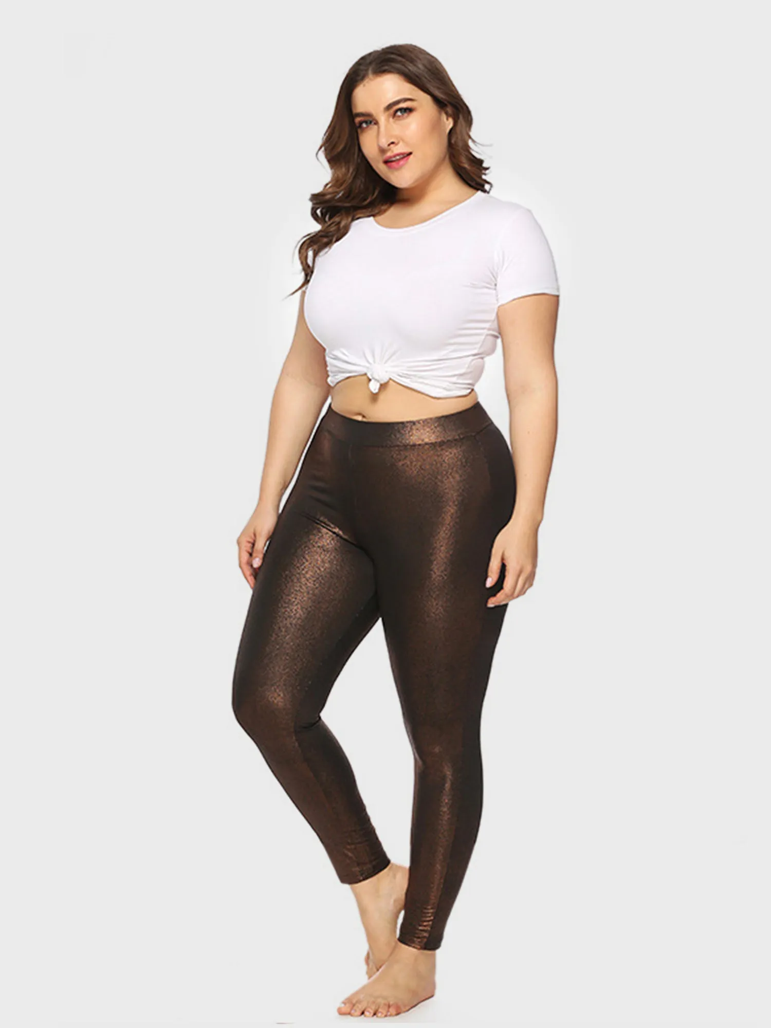 Midsize Stretch Sports Casual Leggings