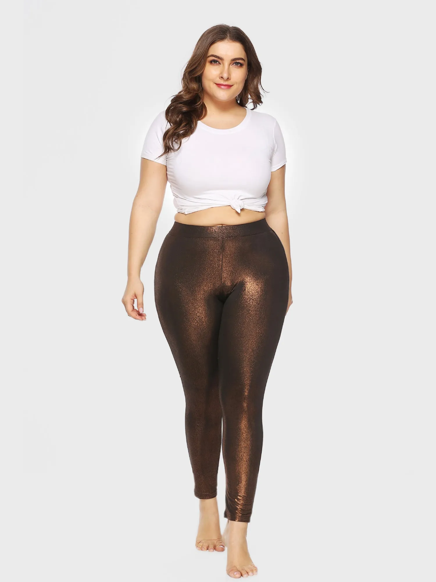 Midsize Stretch Sports Casual Leggings