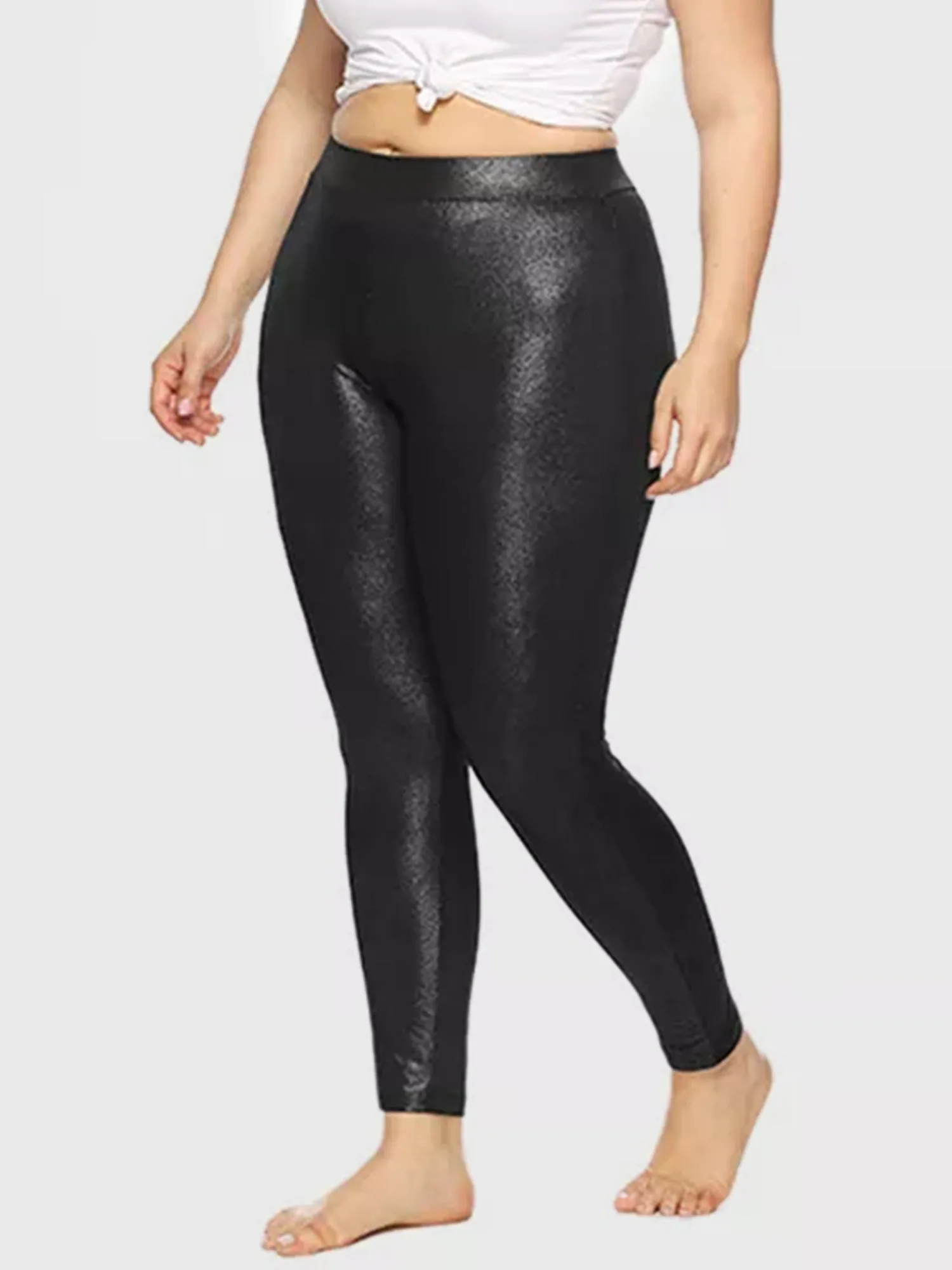 Midsize Stretch Sports Casual Leggings