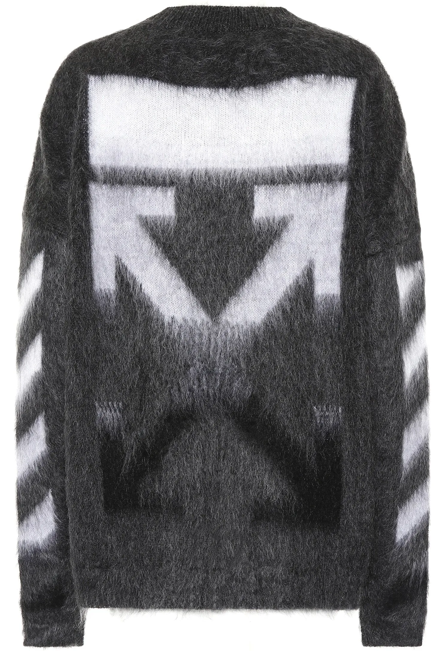 Mohair Gradient Sweater, Grey